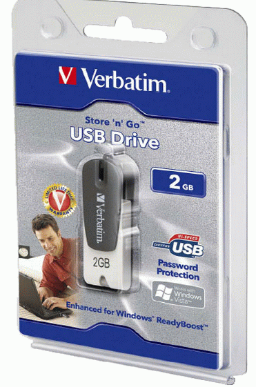 Verbatim USB Flash Drive 2GB Mini