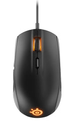 SteelSeries Rival 100 Optical Gaming Mouse (Black) + SteelSeries QCK Mini