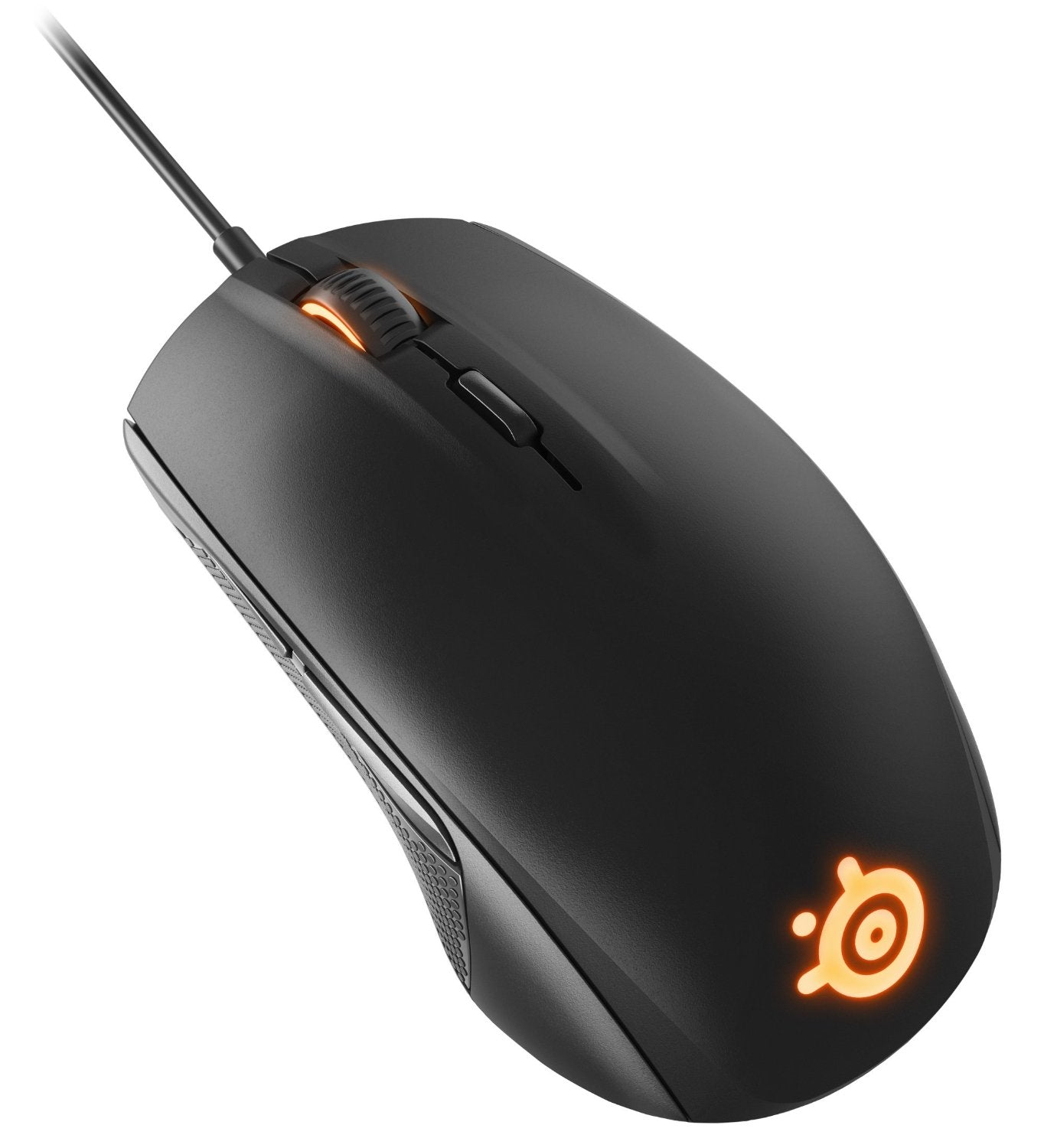 SteelSeries Rival 100 Optical Gaming Mouse (Black) + SteelSeries QCK Mini