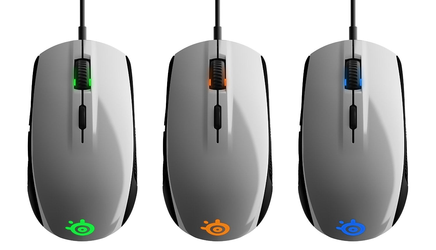 SteelSeries Rival 100 Optical Gamig Mouse (White)