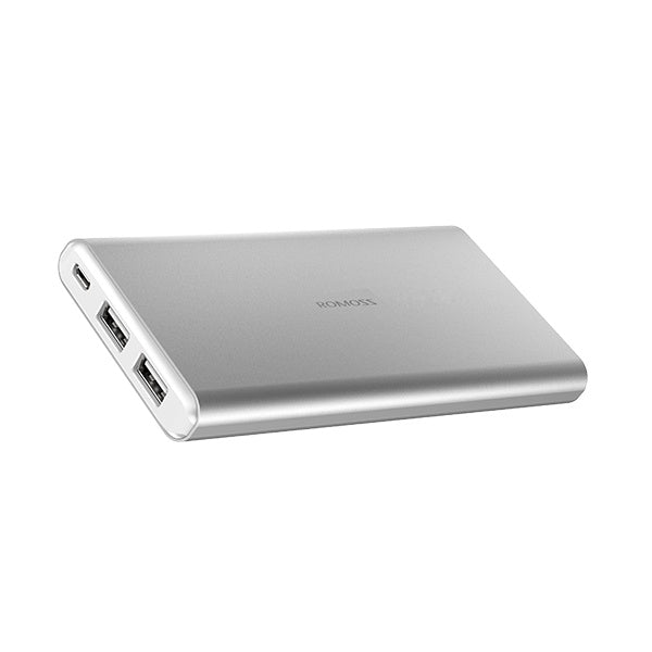 Romoss GT1 10000mAh Power Bank - Silver