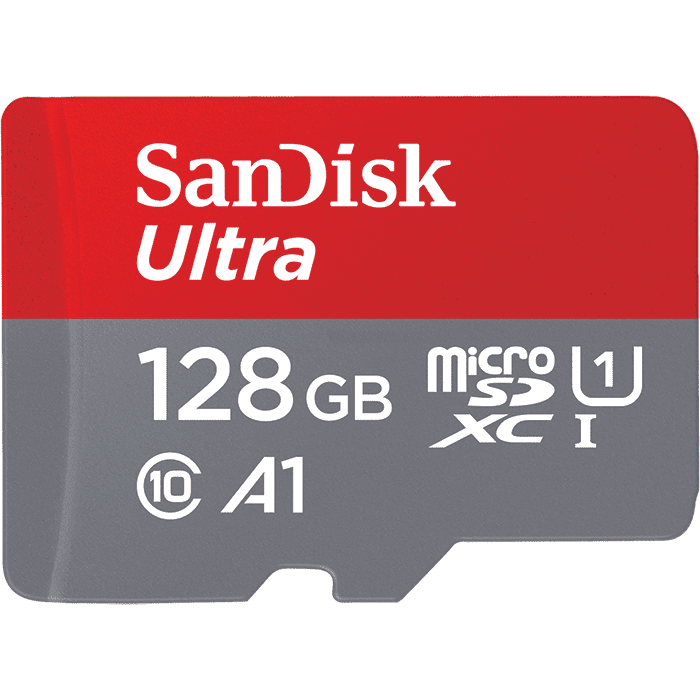 Sandisk Ultra microSD UHS-1 Card 128GB With Adapter