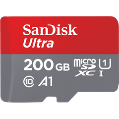 Sandisk Ultra microSD UHS-1 Card 200GB With Adapter