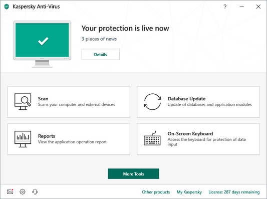 Buy Kaspersky Anti-Virus 2 Devices - 2019 Retail Pack from Vmart in Pakistan
