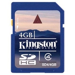 Kingston SD4/4GB Card