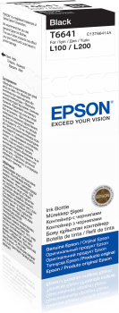 Epson T6641 Black Ink Bottle 70ml