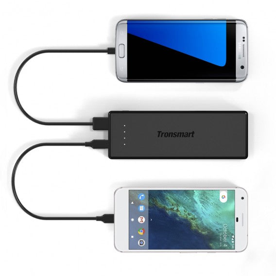 Tronsmart Presto 10400mAh Quick Charge 3.0 Power Bank with Type-C Input & Output - Black