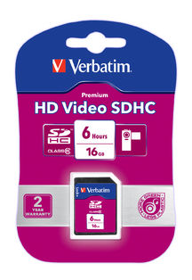 Buy Verbatim HD Video SDHC Card 12 Hours 32GB (Class 6) from Vmart in Pakistan