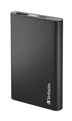 Verbatim Portable USB Power Pack Charger 5000 mAh - Charcoal