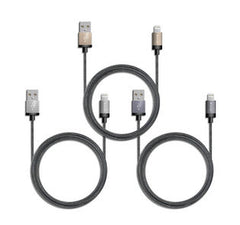 Buy Verbatim 64530 Metallic Charge &amp; Sync Lightning Cable (Apple Certified) - Space Grey from Vmart in Pakistan