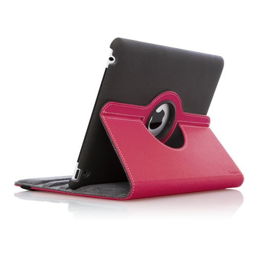 Targus Versavu Rotating Case & Stand for iPad 3 & iPad 4 (Charcoal Gray/Calypso Pink)