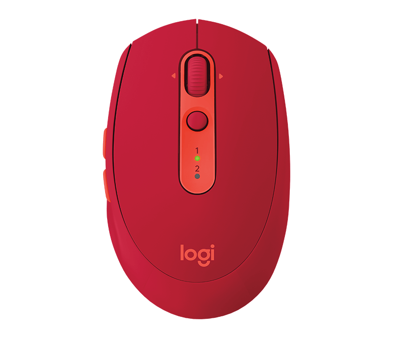 Logitech M590 Silent Wireless Mouse - Red