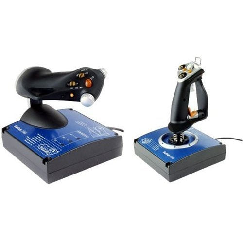 Saitek X45 Flight Control System Joystick and Throttle (Sticky Surface)