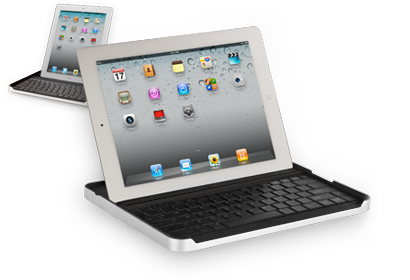 Logitech Keyboard Case by ZAGG for iPad 2