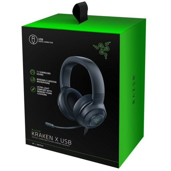 Razer Kraken X USB Digital Surround Sound Gaming Headset