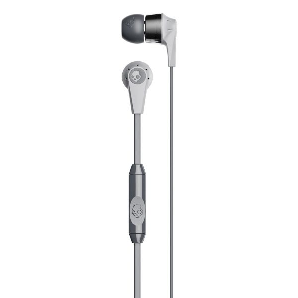 SkullCandy Ink'd 2.0 Earbud Headphones with Mic - Street Gray