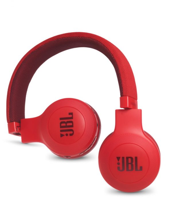 JBL E45BT Wireless On-ear Headphones - Red
