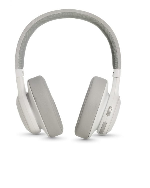 JBL E55BT Wireless Bluetooth On-ear Headphones - White