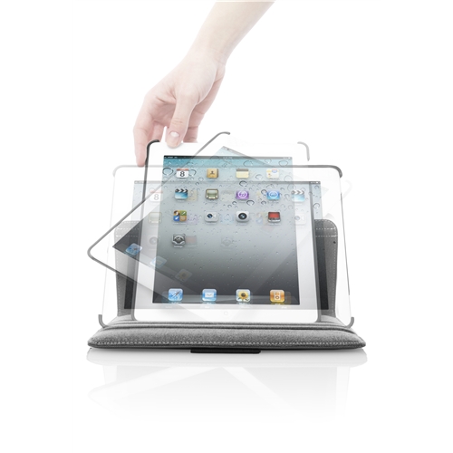 Targus Versavu Rotating Case & Stand for iPad 3 & iPad 4 (Charcoal Gray/Calypso Pink)