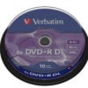 Verbatim DVD+R Double Layer 8x Spindle 10pk