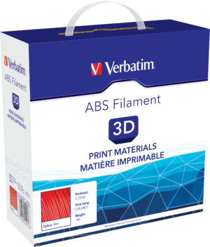 Verbatim ABS 3D Filament - 1.75mm 1kg - Blue