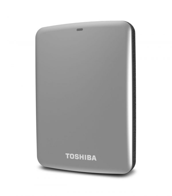 Toshiba Canvio Connect 1TB Portable Hard Drive (Satin Silver)