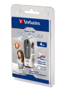 Verbatim USB Flash Drive 4GB Mini