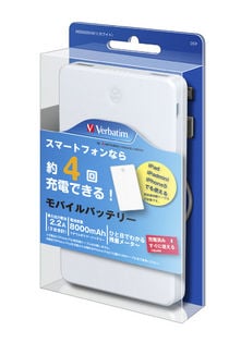 Verbatim 8000mAh Portable Battery Li-Polymer White