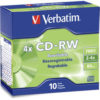 Verbatim CD-RW 4X 10pk Slim Case
