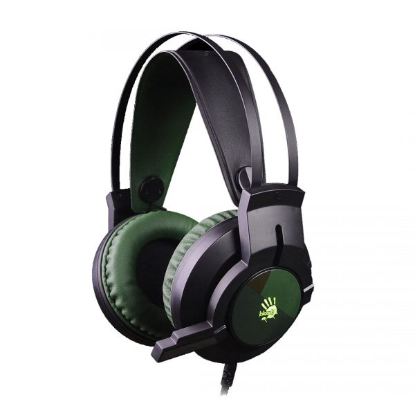 A4Tech Bloody J437 Glare Gaming USB Headset - Army Green