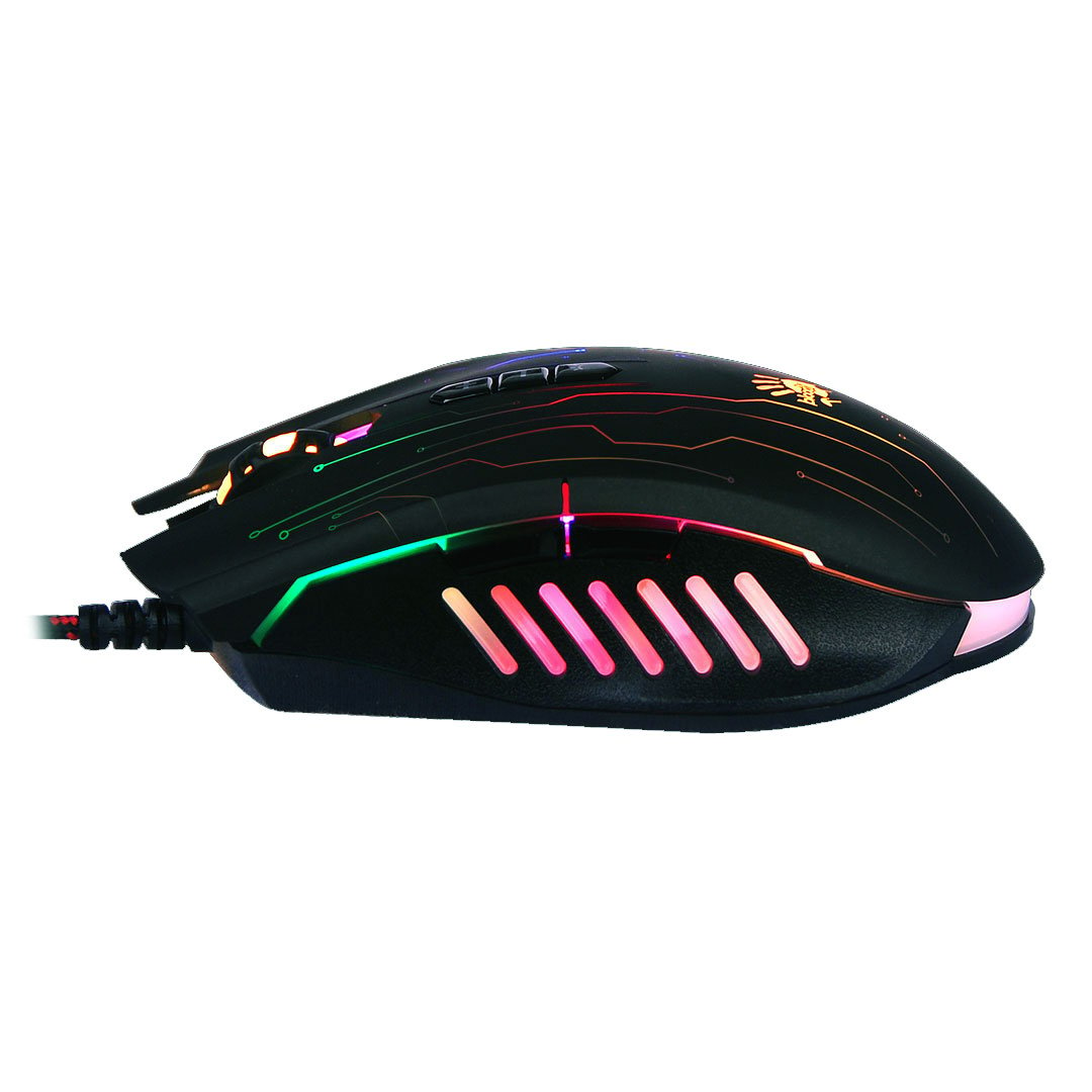 Image result for A4tech Bloody Q81 Metal Feet Neon X-Glide Gaming Mouse