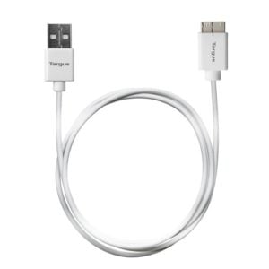 Targus USB 3.0 Micro Type-B Cable 1 Meter -  White