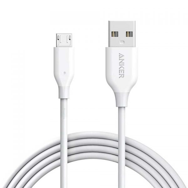 Anker PowerLine Micro USB Cable 6ft - White