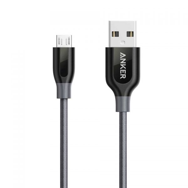 Anker PowerLine+ Micro USB Cable 3ft - Gray