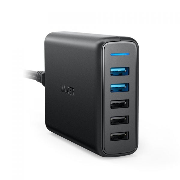 Anker PowerPort Speed 5 with Dual Quick Charge 3.0 - Black