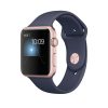 Apple Watch Series 2 42mm Rose Gold Aluminum Case with Midnight Blue Sport Band