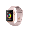 Apple Watch Series 3 38mm Gold Aluminum Case with Pink Sand Sport Case - GPS
