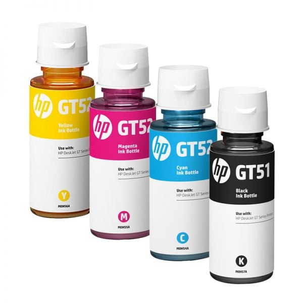 HP GT51 80ml 4 Color Ink Bottles Set