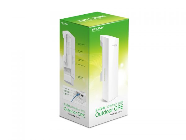 TP-Link CPE210 2.4GHz 300Mbps 9dBi Outdoor CPE