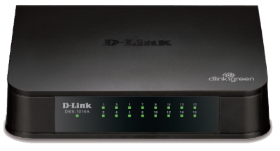 D-Link DES-1016A 16-port 10/100 Base-T Unmanged Switch