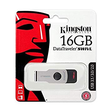 Kingston DataTraveler Swivl DTSWIVL 3.0 USB Flash Drive - 16GB