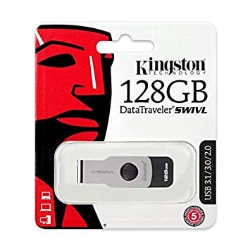 Kingston DataTraveler Swivl DTSWIVL 3.0 USB Flash Drive - 128GB