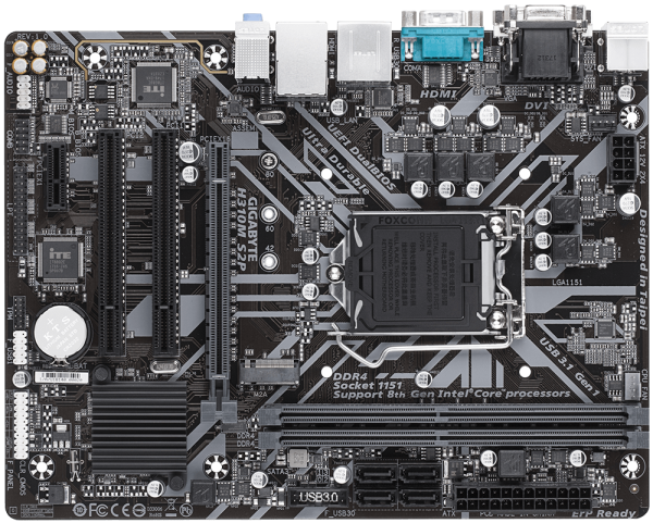 Gigabyte H310M S2P Intel H310 Ultra Durable Motherboard