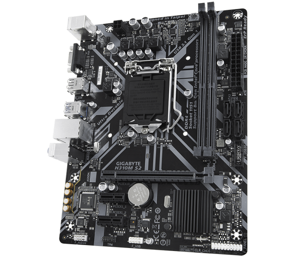 Gigabyte H310M S2 Intel H310 Ultra Durable Motherboard