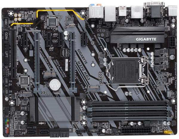 Gigabyte H370 HD3 Intel H370 Ultra Durable Motherboard