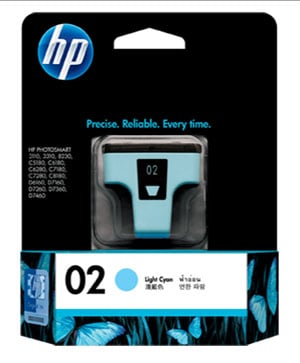 HP Ink C8774WA 02 Light Cyan