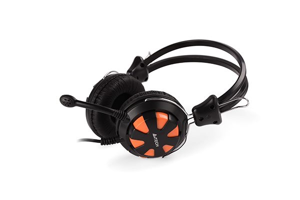 A4Tech ComfortFit Stereo Headset HS-28 - Orange/Black