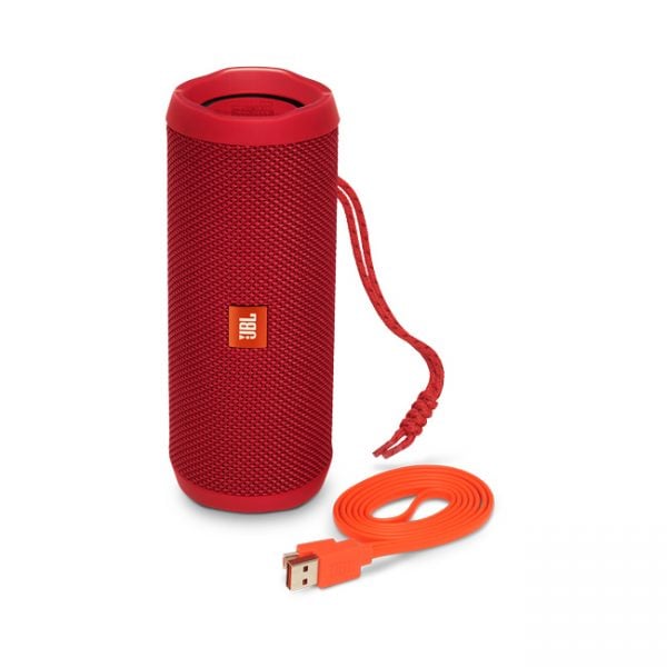 JBL Flip 4 Waterproof Portable Bluetooth Speaker - Red