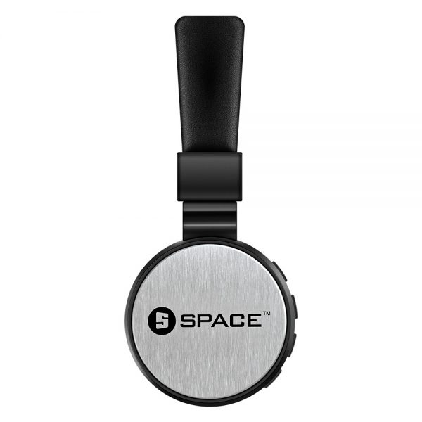 Space JAM HD Wireless with Mic Headphones JM-611 - Black