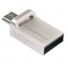 Transcend JetFlash 880 16GB OTG USB For Android - Silver